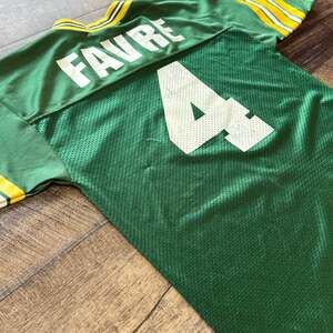 Vintage Green Bay Packers Brett Favre #4 Logo Athletic NFL Youth Jersey Size L